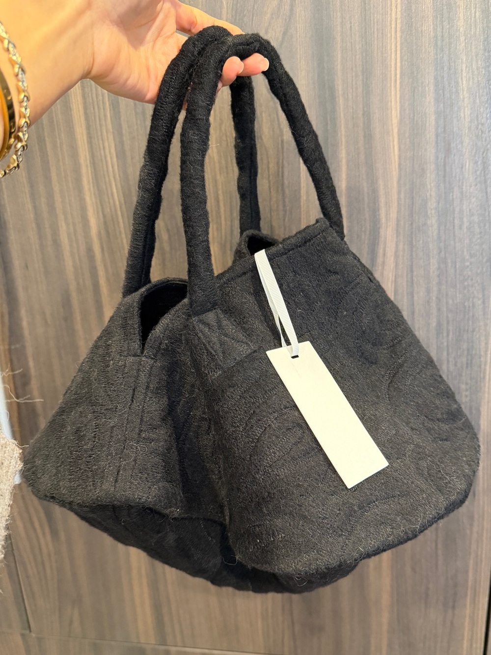 CO COLLECTIONS Wool Handbag Tote